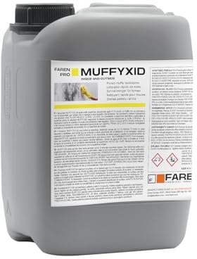 Faren MUFFYXID, Rimuovi Muffa, Antimuffa, Pulitore della Muffa ad Azione Rapida, Igienizzante, Elimina rapidamente Muffe, Funghi, Muschi e Alghe, ritarda la ricomparsa, 5 Lt (1)
