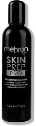 Mehron Make-up Skin Prep Pro | Mattierender Hauttoner | Langanhaltender Pre-Make-up Hautprimer