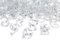 Goodymax 50 Kristall-Steine Farblos Klar 25 mm - EIS Deko Streudeko Diamanten Tisch Streu Deko