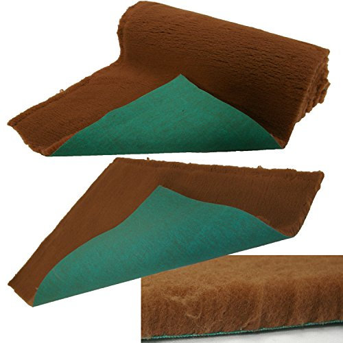 SoulPet Traditional Brown High-Grade Vet Bedding 30mm THICK ROLL WHELPING FLEECE DOG PUPPY PRO BED