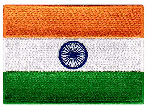 India Flag Embroidered Patch Indian Iron-On National Emblem