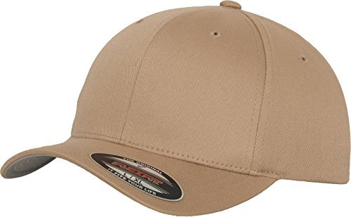 Flexfit Unisex 6277-Flexfit Wooly Combed Flexfit Wooly Combed, khaki, XS/S