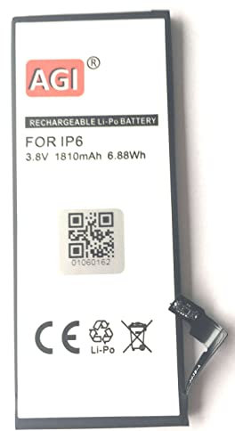 Akkuversum Akku kompatibel mit Apple iPhone 6, Handy/Smartphone Li-Pol Batterie