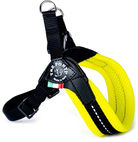 Pettorina Rete Fluo Sottopancia Chius.Plast. Mis. 3 Giallo