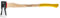 TOPEX Axt Universalaxt, Hochwertige Stahl-Klinge Axt - Beil - Stahl - Äxte - Handbeil - Profi Axt klein - Spaltaxt - Spaltbeil - ideal für die Holzspaltung – 2000 g