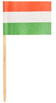 Flaggenpicker / Deko-Picker UNGARN (8 cm - 2000 Stück)
