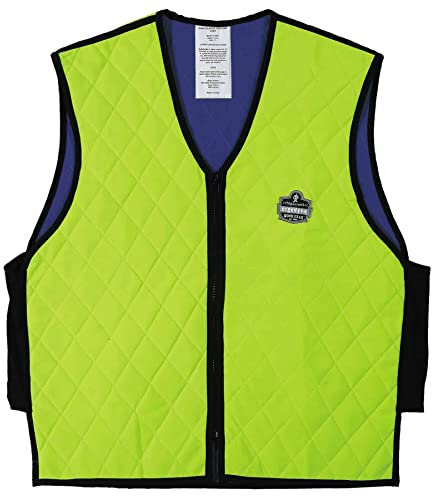 Ergodyne Chill-Its 6665 Evaporative Cooling Vest - Lime, Large
