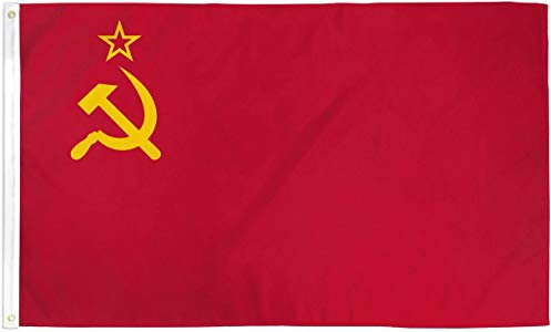 Drapeau de l'URSS - VIEUX drapeau d'Union Soviétique - 3x5 pi - Drapeau russe CCCP