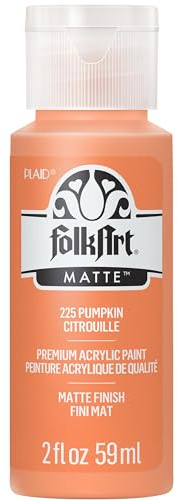 FolkArt Acrylic Paint in Assorted Colors (2 oz), 225, Pumpkin