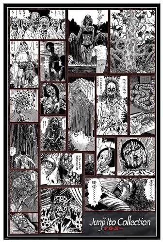 1art1 Junji Ito Poster Collection of The Macabre Plakat | Bild 91x61 cm