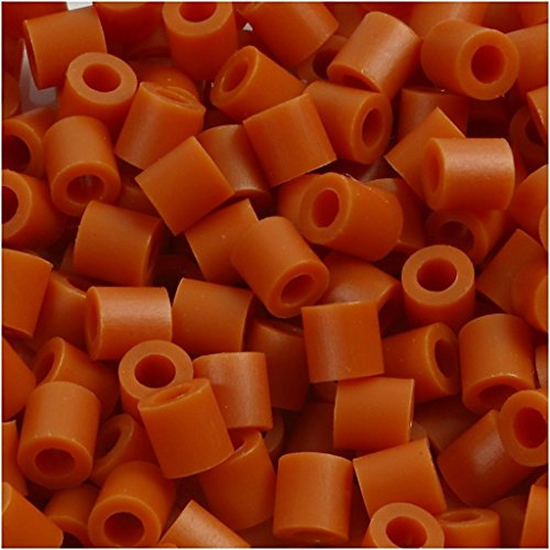 Nabbi Schmelzperlen aus Kunststoff, Plastik, Caramel, 1100-Piece