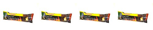 4 X Bar-Be-Quick Firelogs- Suitable for open fires, wood burning stoves, chimneas, firepits and smokeless zones. Can be used as a firelighter.