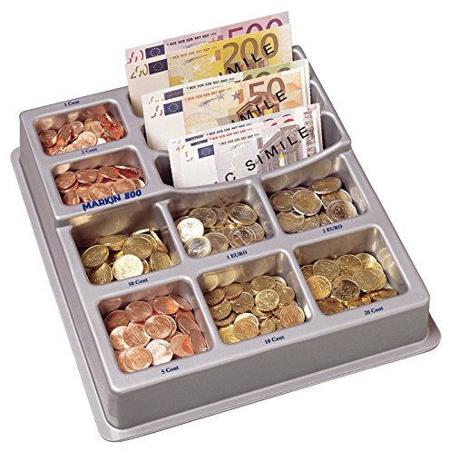 Vassoio Portamonete e Banconote Euro per Cassa/Cassetto/Bancone - Markin Y405800