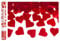 PartyDeco Konfettikanone Set - Konfetti Bombe - Für Hochzeit Geburtstag Verlobung - Konfetti Shooter Popper - Rote Herzen - 40 cm