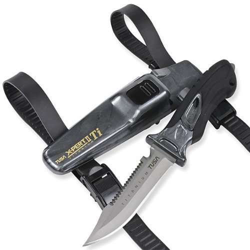 Tusa Titanmesser FK-940 - Unglaublich scharf mit spitzer klinge aus hoch Rostbeständigem Titan