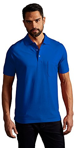 Heavy Poloshirt mit Brusttasche Herren, Königsblau, L