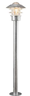 Konstsmide Modena 7311-320 Wegeleuchte / B: 22cm T: 22cm H: 98cm / 1x60W / IP23 / galvanisiert/verzinkt