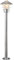 Konstsmide Modena 7311-320 Wegeleuchte / B: 22cm T: 22cm H: 98cm / 1x60W / IP23 / galvanisiert/verzinkt