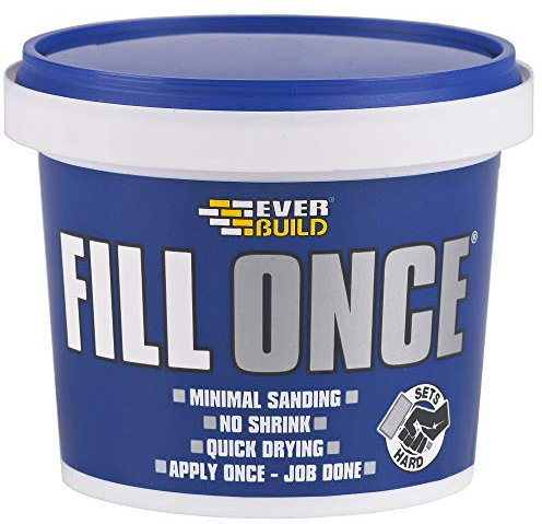 Everbuild Fill Once Ready Mixed Filler – Fills in One Go – Quick Drying – White – 325 ml