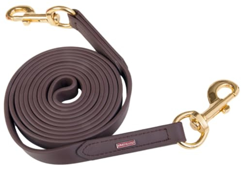 Karlslund SuperStrap-Zügel, Braun, messing
