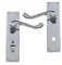 Victorian Scroll Polished Chrome Lever Bathroom WC Door Handles (58224)