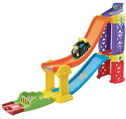 VTech - Circuito para coches de juguete, Tut Tut Bólidos (164705) (versión en francés)
