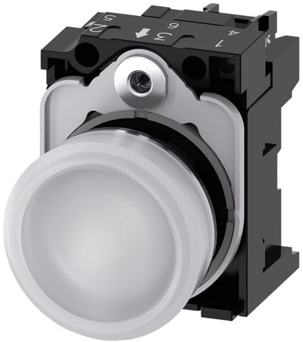 Siemens SIRIUS weiß Linse Lisa Signage ATC Lampe LED 24 V Schraube