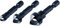wolfcraft 4375000-3 Fraisoirs à noyer pour tête de vis - Diamètre 8 12 16 mm - Acier WS