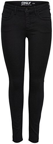 ONLY Onlkendell Eternal Ankle, Jeans Donna, Nero, XL / 30L