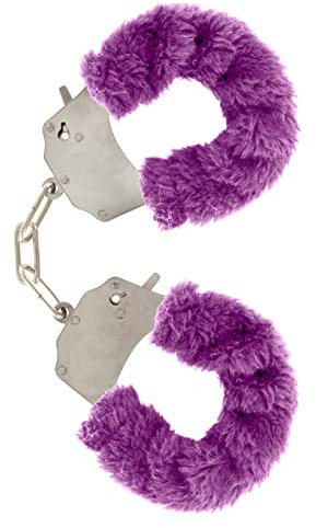Toy Joy Furry Fun Hanschellen Plüsch Lila, 1 Stück