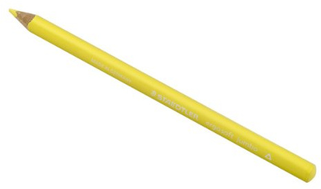STAEDTLER 158-1 ergo soft jumbo Farbstift, jumbo-Format, ergonomische Dreikantform, rutschfeste Soft-Oberfläche, 12 Stück im Kartonetui, gelb