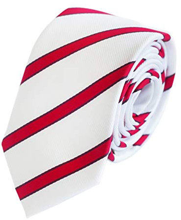 Fabio Farini Krawatte 6cm/8cm Breite Herren Schlips elegant gestreift