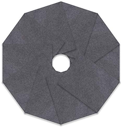 Trimits Craft Felt, 10 Pack, Grey, 23 x 30cm
