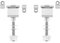 Roca AI0005500R, Conjunto de bisagras de asiento Victoria/Aquaria