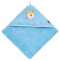 Morgenstern Kleinkinder Kapuzenbadetuch Handtuch mit Kapuze 100 x 100 cm blau hellblau 100% Baumwolle