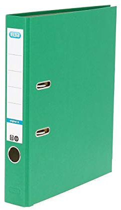 Elba Ordner A4, smart Original, 5cm schmal, Papier Innen/Außen, grün, 10 Stück