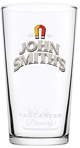 John Smith 's vasos de pinta. JOHN SMITHS EXTRA suave vaso de pinta CE 20oz/568 ml