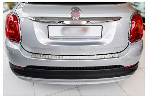 tuning-art L148 Protezione paraurti per Fiat 500X 2014-2018 acciaio inox