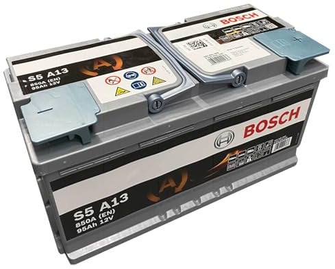 BOSCH 0098S5A130 Starterbatterie AGM S5 12V 95Ah/850A, ETN 595901085, KSN S5A13, für Start-Stop-Systeme