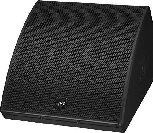 IMG STAGELINE PAK-312M/SW Aktive Universal PA-Lautsprecherbox mit DSP 370 Watt schwarz