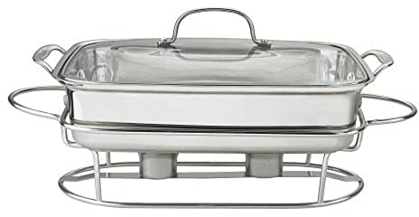 Cuisinart Classic Entertaining Collection 12-Inch, 5-Quart Stainless Rectangular Buffet Server, 7BSRT-31