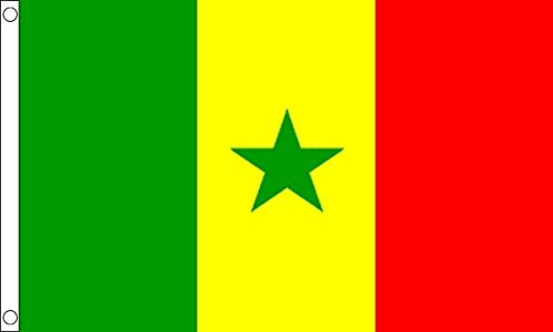 Flagtex Bandera de Senegal de 150 cm x 90 cm