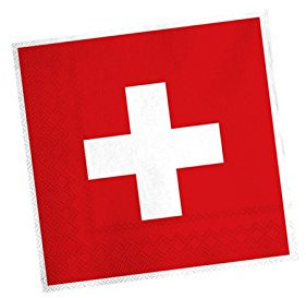 Everflag Party-Servietten Schweiz Flagge
