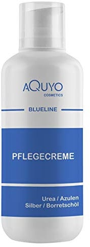 Blueline Creme bei Ekzem, Psoriasis, Neurodermitis oder Hautausschlag | Körpercreme für trockene, unreine Haut | Pflegecreme bei Juckreiz und Hautirritationen (500ml Spender) | ohne Parabene & Parfüm