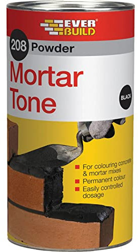 Everbuild 208 Powder Mortar Tone – Reduces Pigment Bleeding and Segregation – Black – 1kg