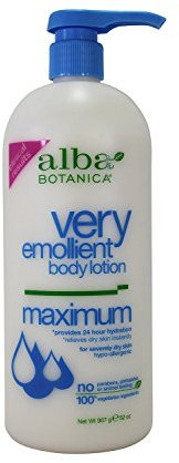 Alba Botanica Very Emollient Body Lotion Maximum - 32 Oz