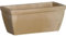 K&K Keramik Balkonkasten Blumenkasten Pflanzbox 58x20x18 cm aus robuster, witterungsbeständiger, frostfester Steinzeug Keramik (antik)