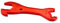 Clé à gaz Ose Rouge 14 cm