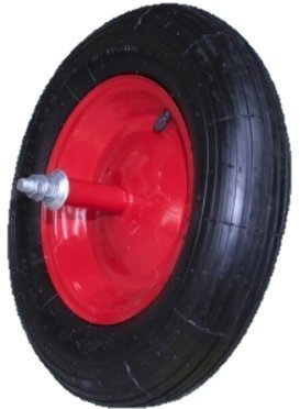 Ruota pneumatica 350x8 per carriole Mozzo mm. 190