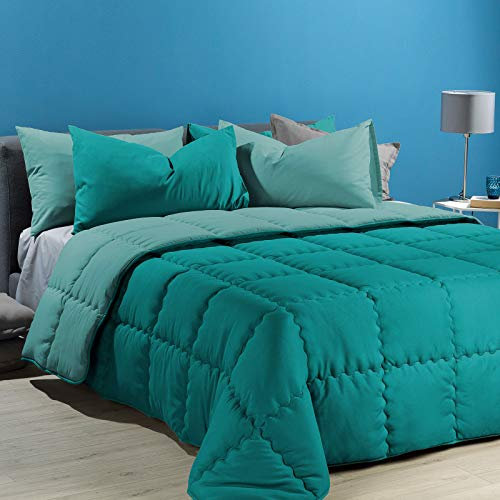 Caleffi - Trapunta Modern Tinta Unita Matrimoniale Anice